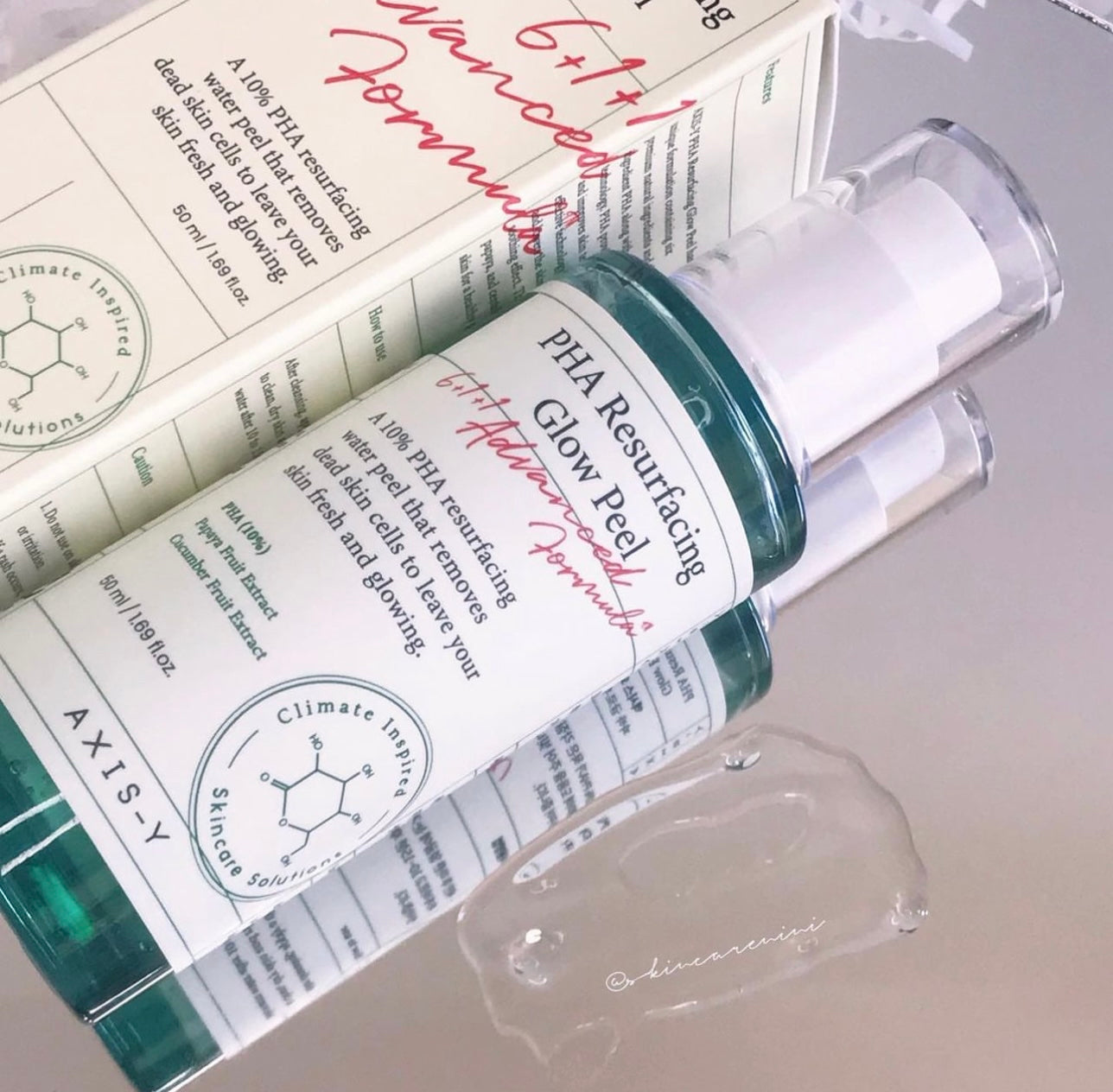 Vegan 純素配方🌿| AXIS-Y PHA Resurfacing Glow Peel PHA 煥膚消炎提亮去角質面膜 | 6+1+1 獨創配方💚