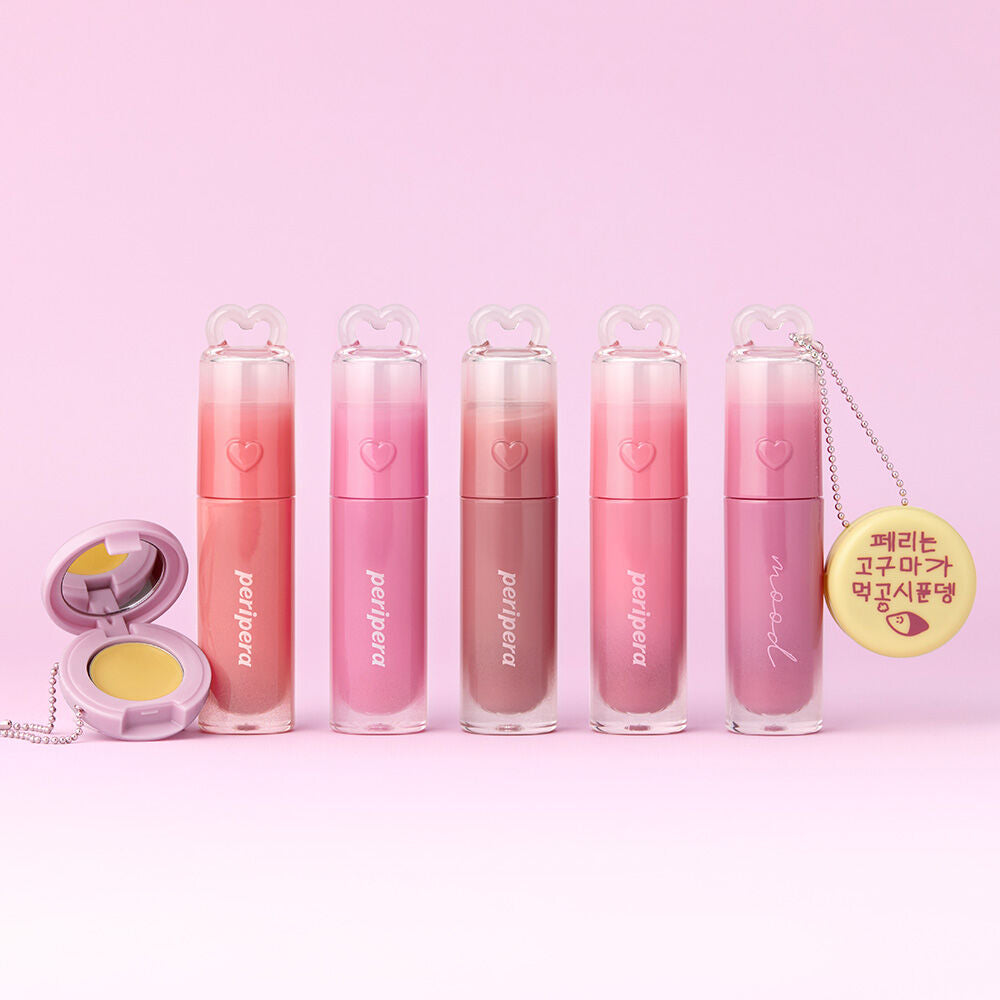 送唇釉匙扣✨冬日甜薯系列🍠Peripera Ink Mood Glow Tint 氛圍感光澤感果汁唇釉