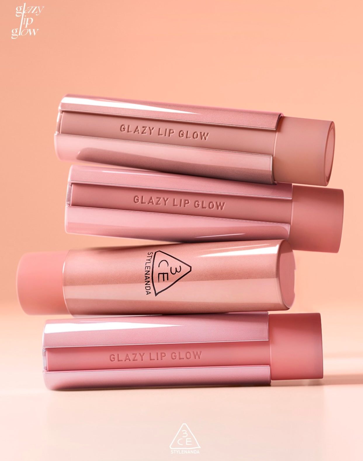 3CE GLAZY LIP GLOW水潤保濕有色護唇膏🎀