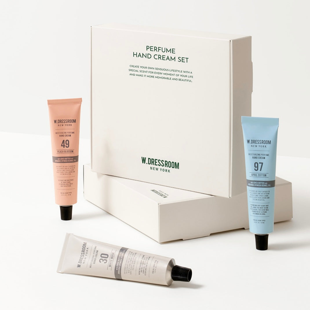W.DRESSROOM 香水柔和保濕護手霜套裝| W.DRESSROOM Moisturizing Perfume Hand Cream ☁️