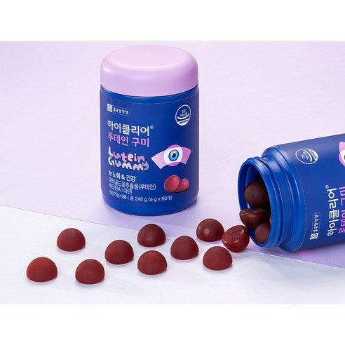 韓國知名保健食品品牌🇰🇷鐘根堂葉黃素護眼軟糖🫐