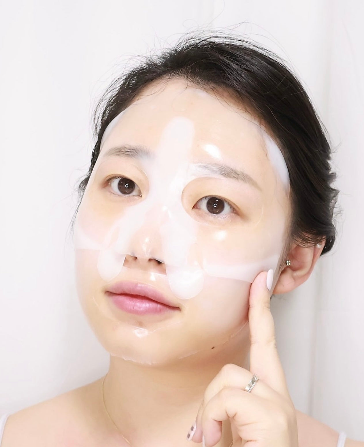 敷上面的水光針效果💉| SUNGBOON EDITOR 重塑膠原蛋白🥚深層膠原蛋白抗皺提拉過夜面膜Olive Young 面膜1位🥇