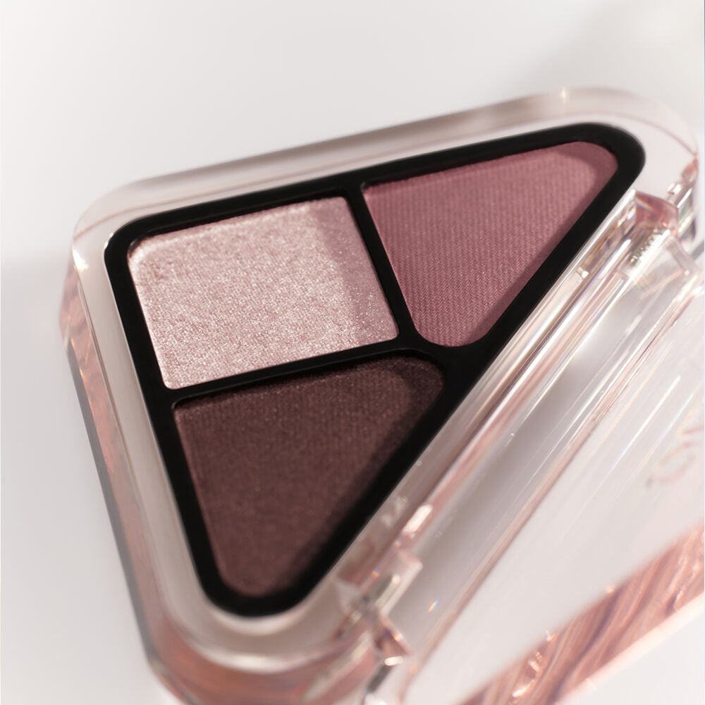 送mini唇釉✨Clio 三角造型眼影盤禮物套裝🎁🩶 Clio Essentail Shadow Tap