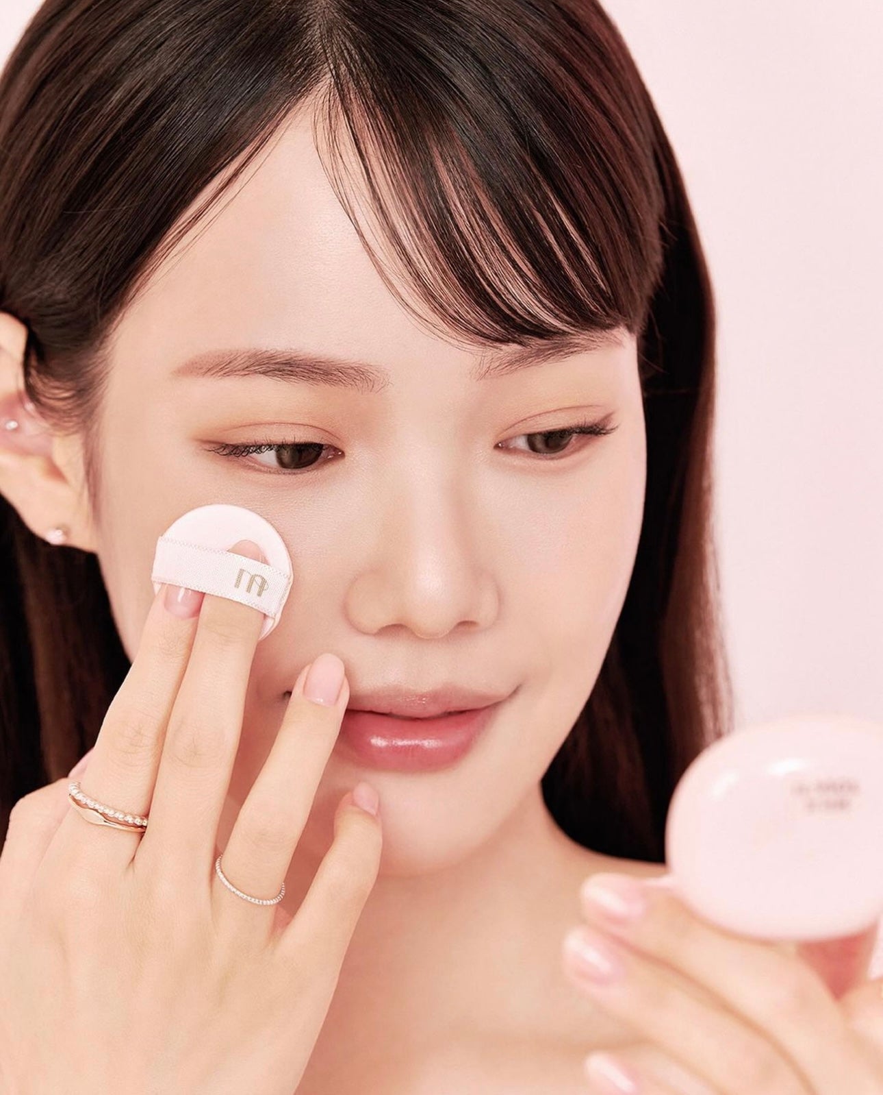 輕薄持妝偽素顏妝感✨| Milk Touch持妝牛奶肌絲網按壓式氣墊🥛Milk Touch All-Day Skin Fit Milky Glow Cushion SPF50+ PA++++ ☁️