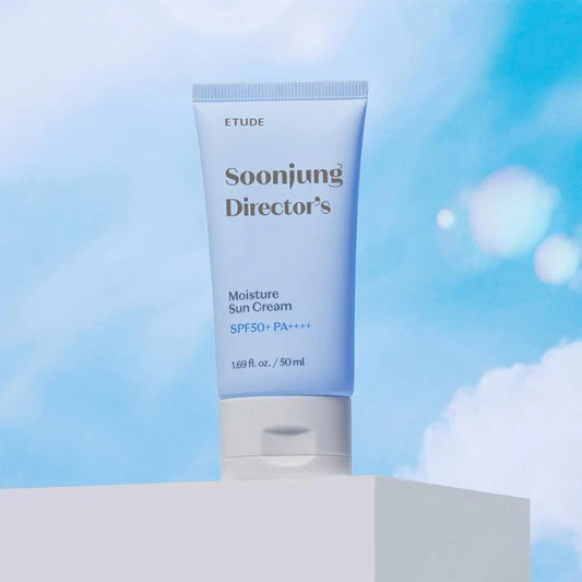 ETUDE x 韓國成分系美妝 YouTuber「Director Pi」聯名推出✨| ETUDE純素低敏水潤防曬 Soonjung Director’s Moisture Sun Cream SPF50+ PA++++