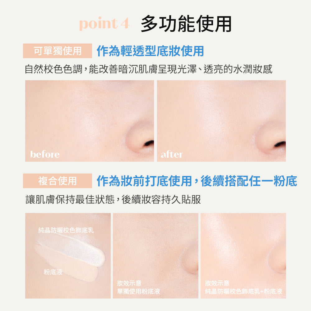 皮膚科院長共同研發👩🏼⚕️|防曬又提亮|純晶多功能提亮校色妝前防曬乳| ETUDE Director’s Tone-up Sun Cream SPF50+ PA++++☀️