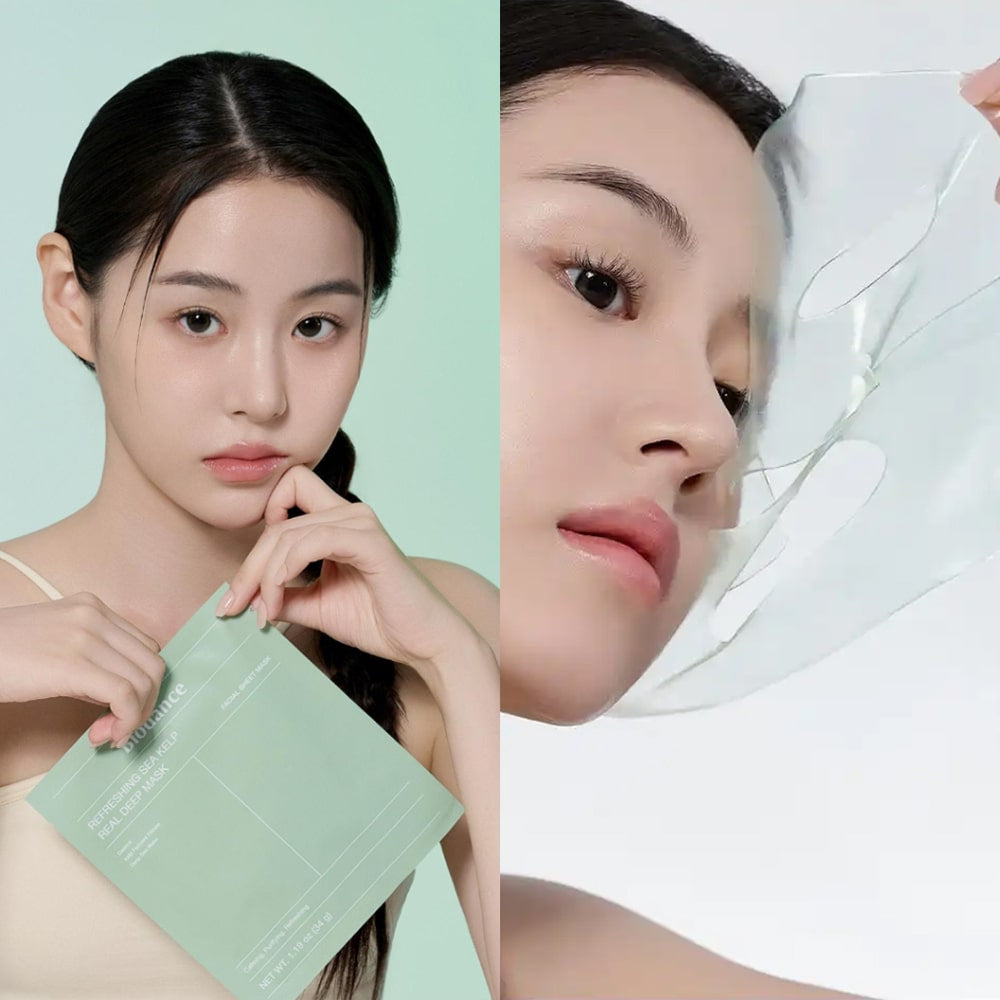 舒緩控油🌿Biodance清爽海藻深層舒緩全效膠原面膜💚| Refreshing Sea Kelp Real Deep Mask