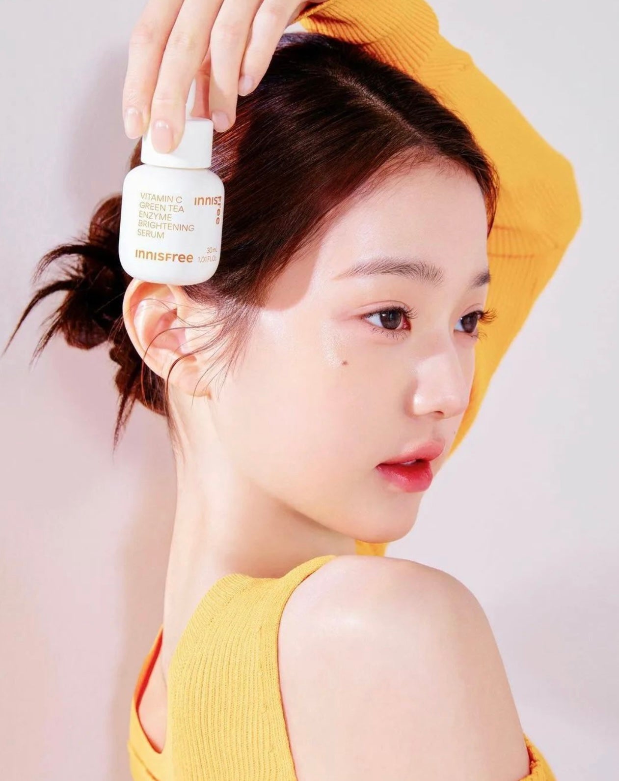 4倍淨亮 瞬效拋光 🔸| Innisfree x Kuromi 維C 溫和淨白透亮淡斑精華限量套裝💛 Innisfree Vita C Green Tea Enzyme Brightening Serum Special Set