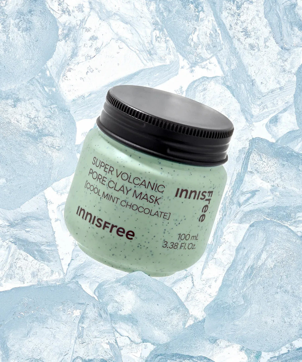 【限量發售】為肌膚送上一口清涼雪糕❄️| Innisfree 薄荷朱古力超級火山泥毛孔潔淨面膜限量版🩵🍫