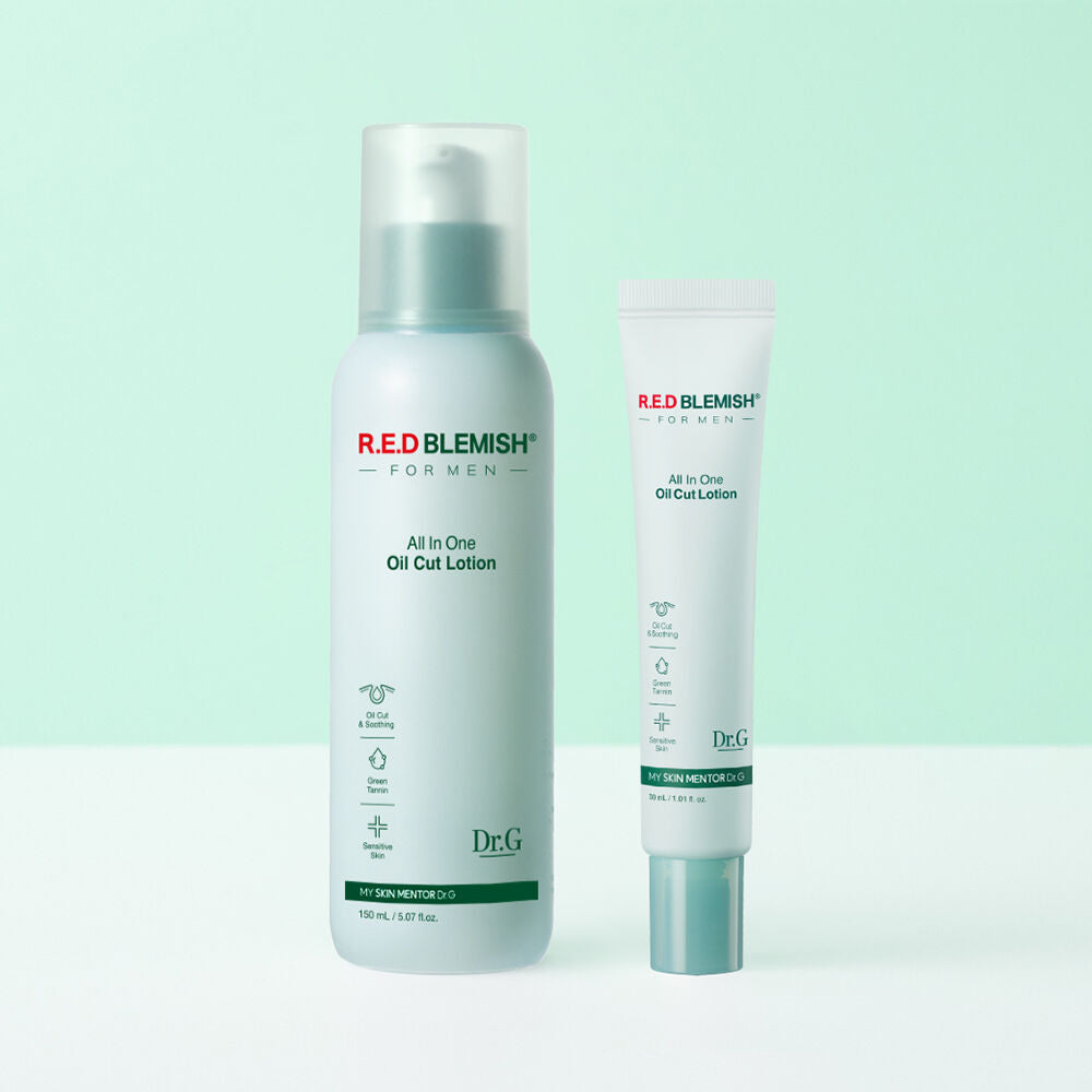 送30ml✨Dr. G R.E.D BLEMISH 淡斑控油全效保濕乳液🩵