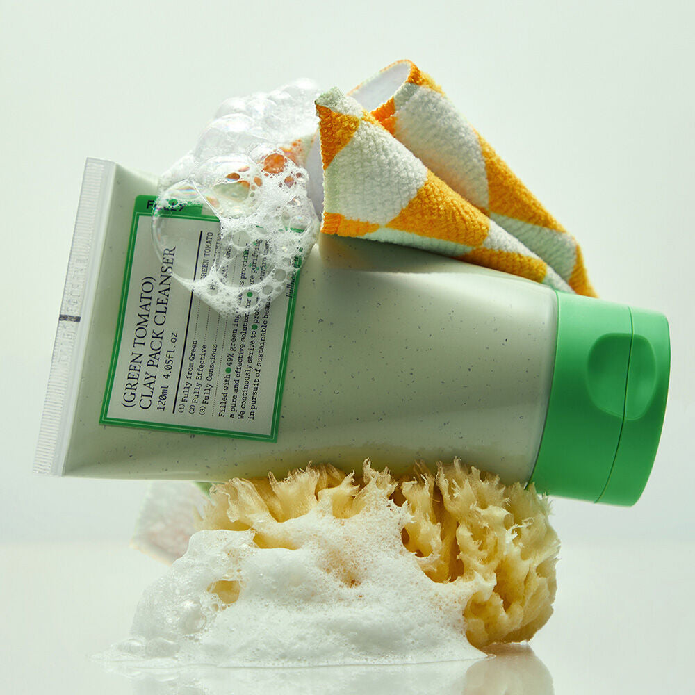洗面+泥膜2合1💫FULLY & Green Tomato Clay Pack Cleanser綠蕃茄泥膜潔面泥膜🍅 💚