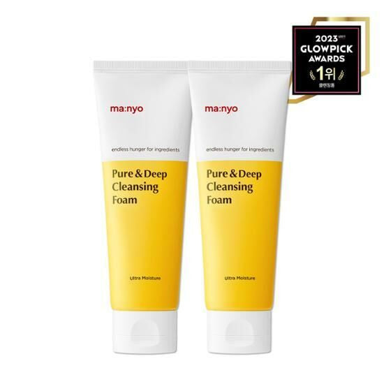 送鏡仔✨Manyo純淨深清豐盈泡泡潔面乳1+1套裝| Manyo Pure & Deep Cleansing Foam✨