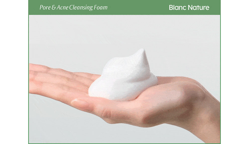 痘肌的救星⭐️ 韓國小眾口碑王 Blanc Nature抗痘舒緩潔面乳🌿