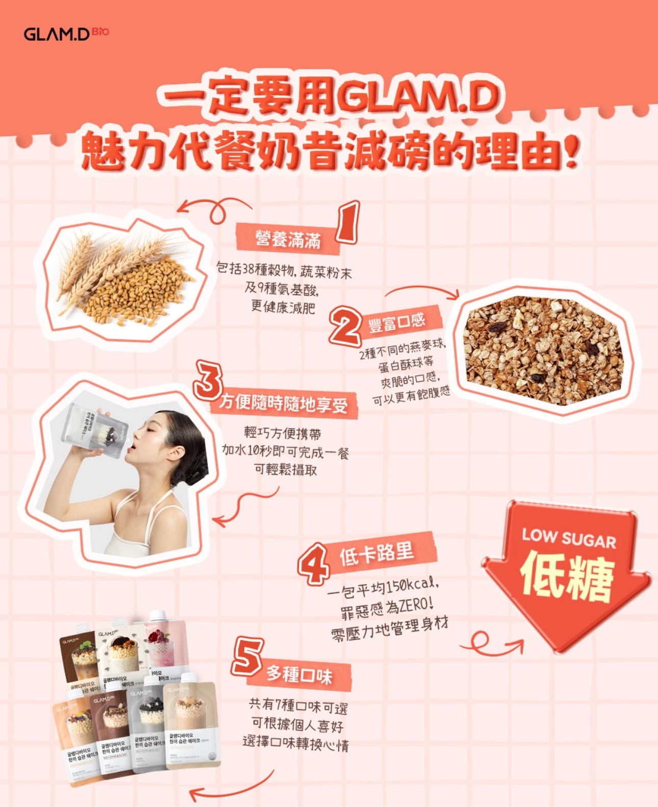 減肥界福音💡 推薦🔥GLAM.D 輕盈代餐奶昔🥛| GLAM.D Meal Replacement Milkshake
