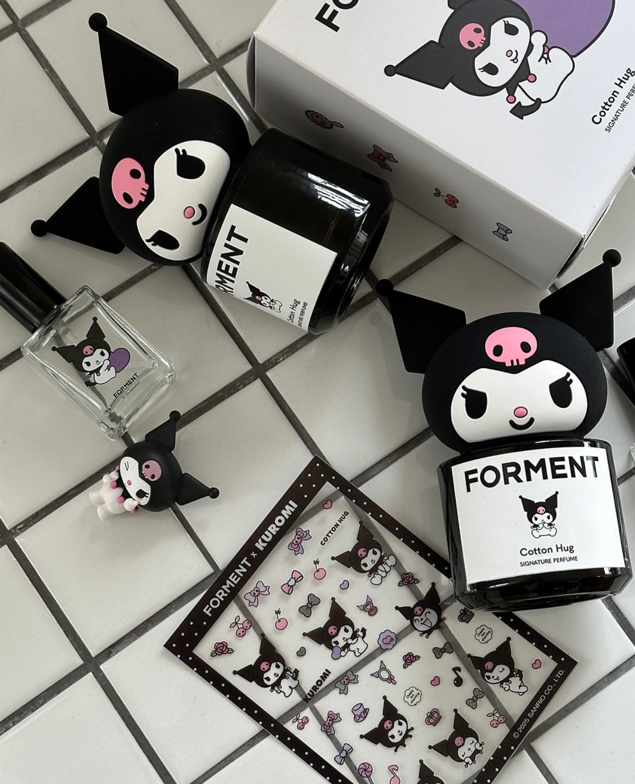炸裂聯名💜🖤Forment x Kuromi 20周年紀念限定大頭香水套裝