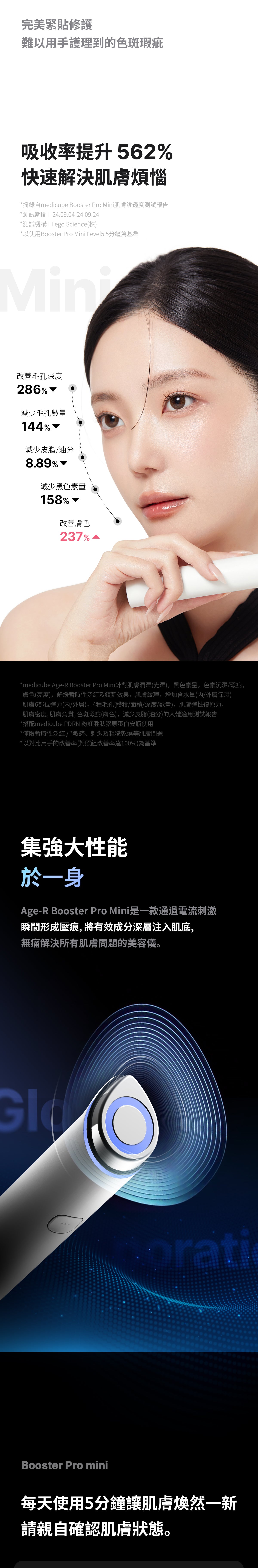 Medicube亮白煥膚美容儀AGE-R Booster Pro Mini✨