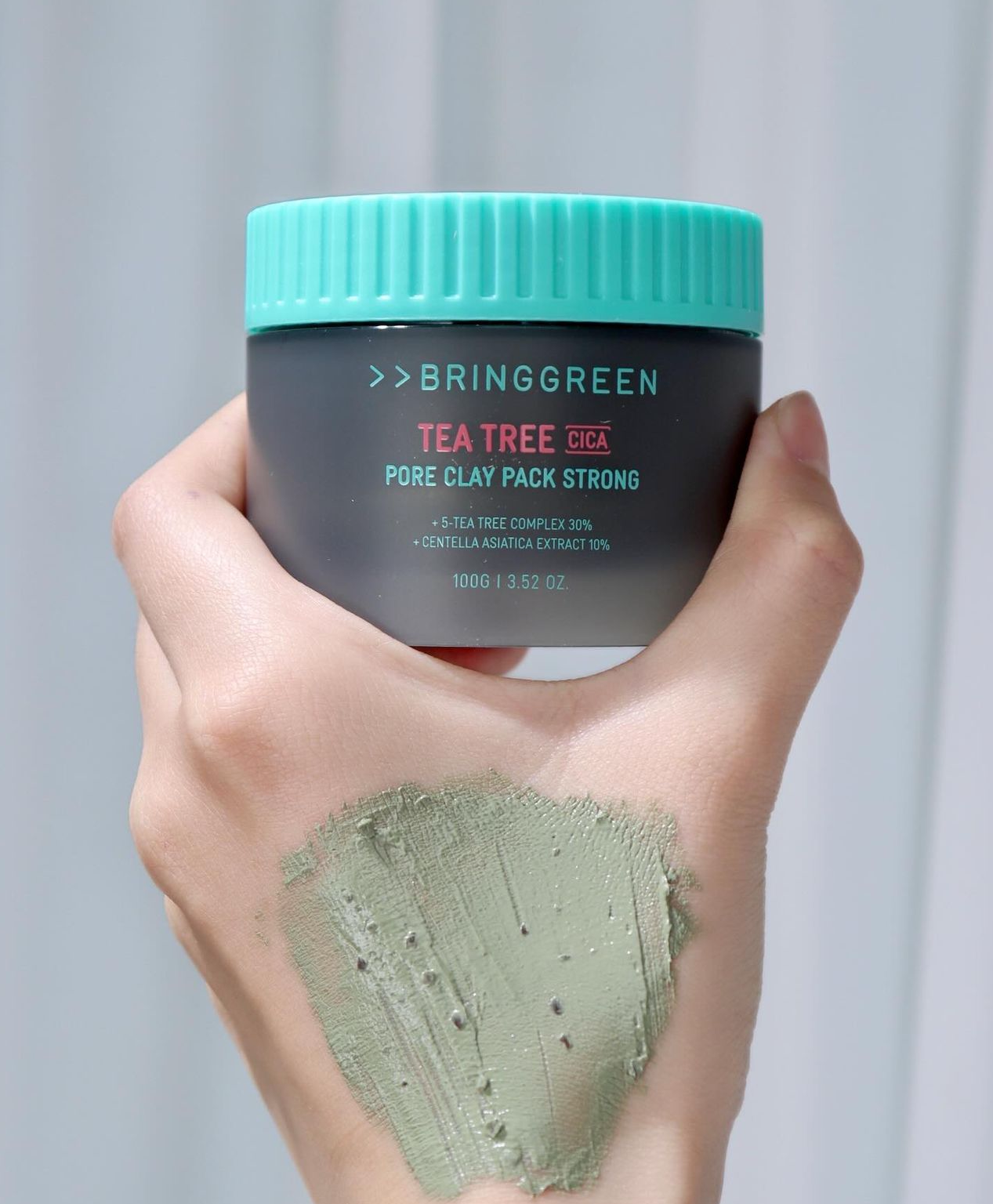 Bring Green 積雪草茶樹修護毛孔深層清潔泥膜加強版🍃|Bring Green Tea Tree Cica Pore Clay Pack Strong💚
