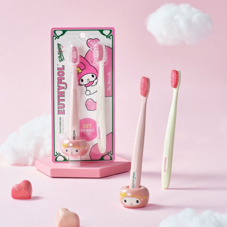 EUTHYMOL x SANRIO Whitening Toothpaste & Toothbrush🖤🩷 美白牙膏 & 牙刷系列🦷🪥