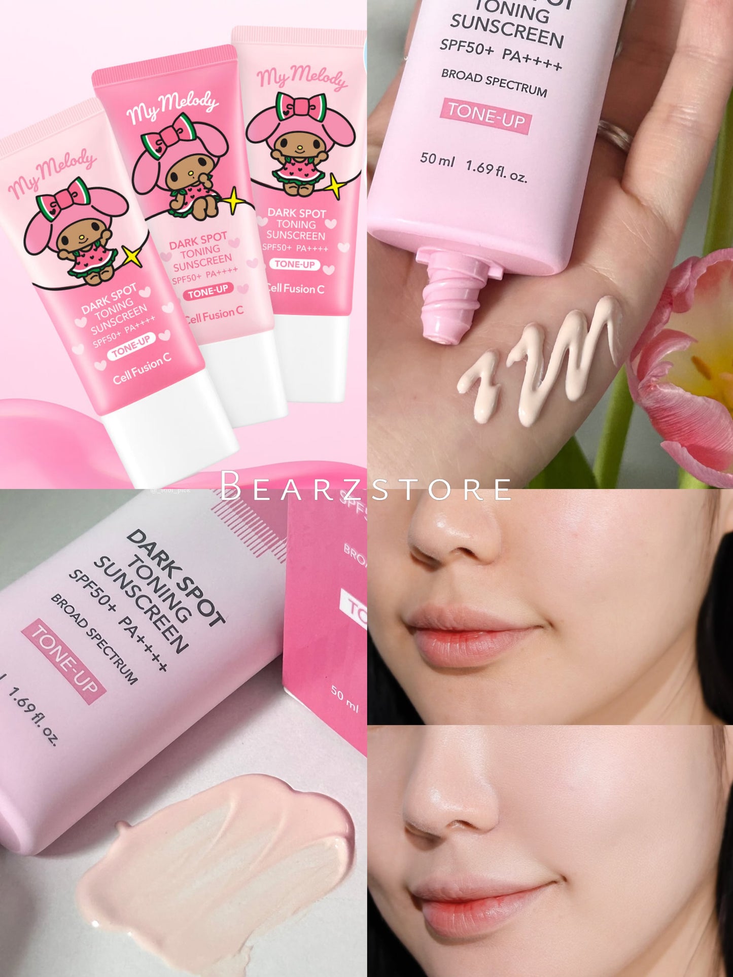 Cell Fusion C x Sanrio 限量聯名版淡斑淨透防曬霜☀️| Cell Fusion C DARK SPOT TONING SUNSCREEN SPF50+ PA++++