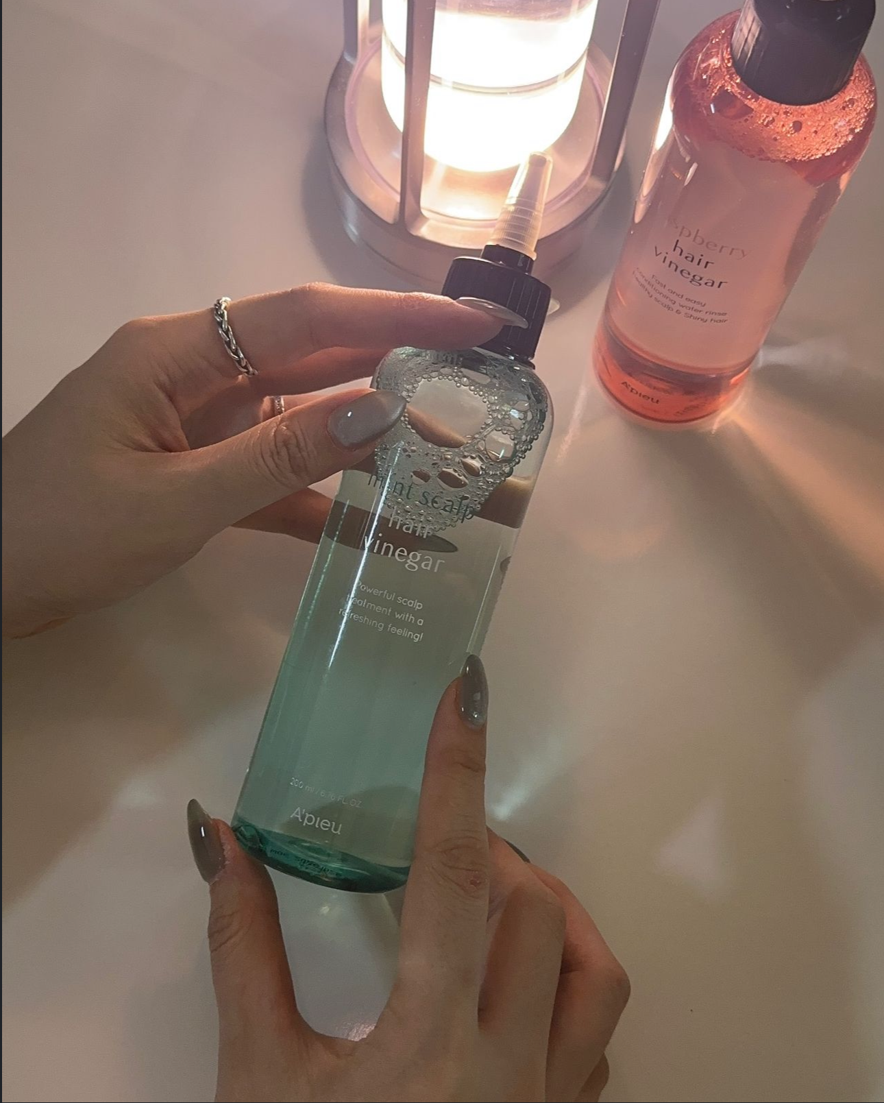 新包裝共600ml✨涼感去油🍃| Apieu 薄荷蘆薈涼感去油護髮醋 Apieu Mint Scalp Hair Vinegar🫧