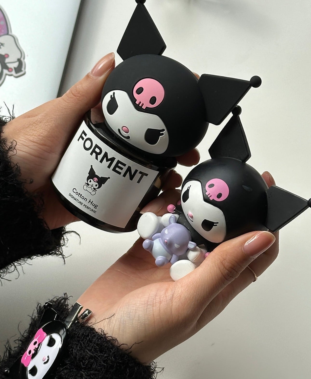 炸裂聯名💜🖤Forment x Kuromi 20周年紀念限定大頭香水套裝