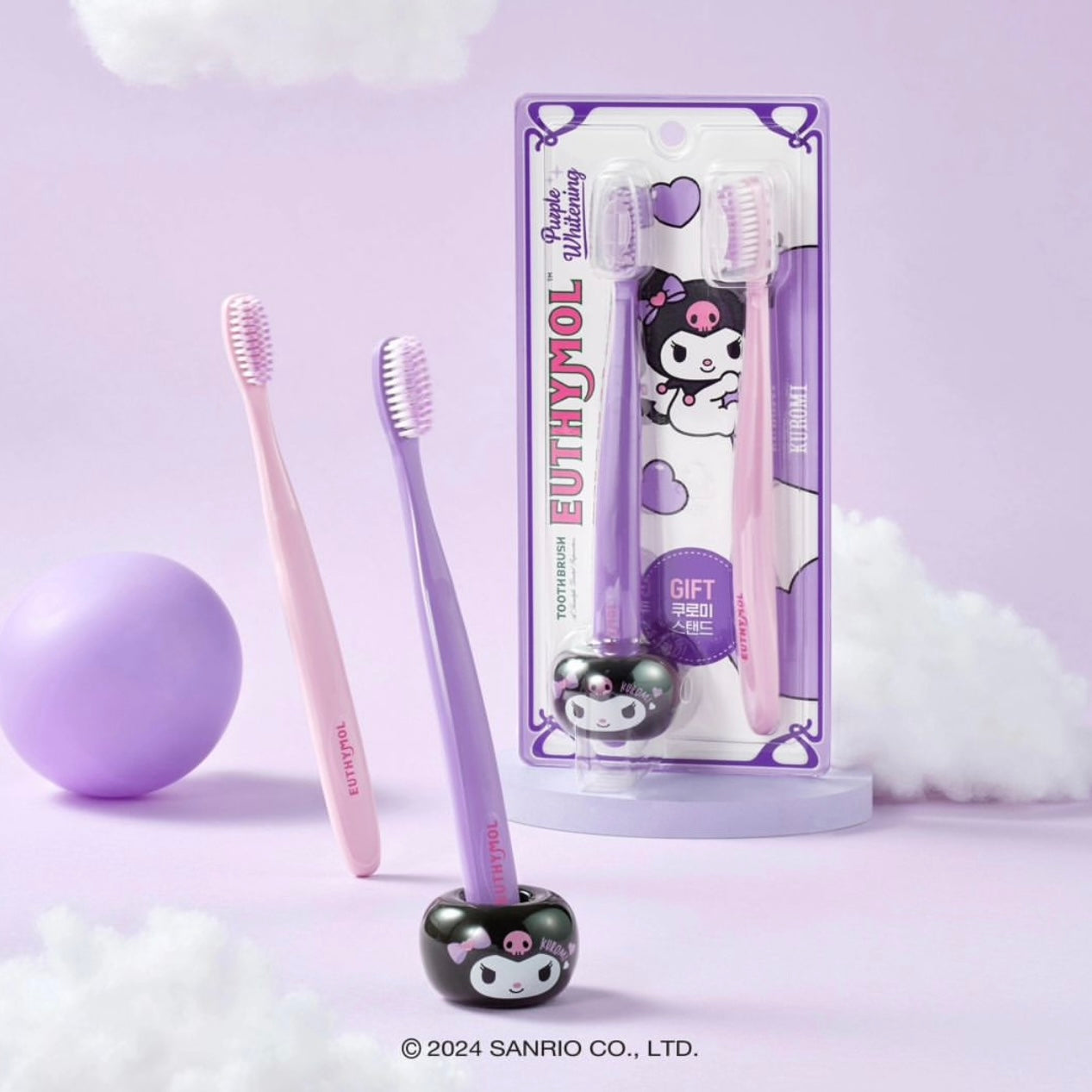EUTHYMOL x SANRIO Whitening Toothpaste & Toothbrush🖤🩷 美白牙膏 & 牙刷系列🦷🪥
