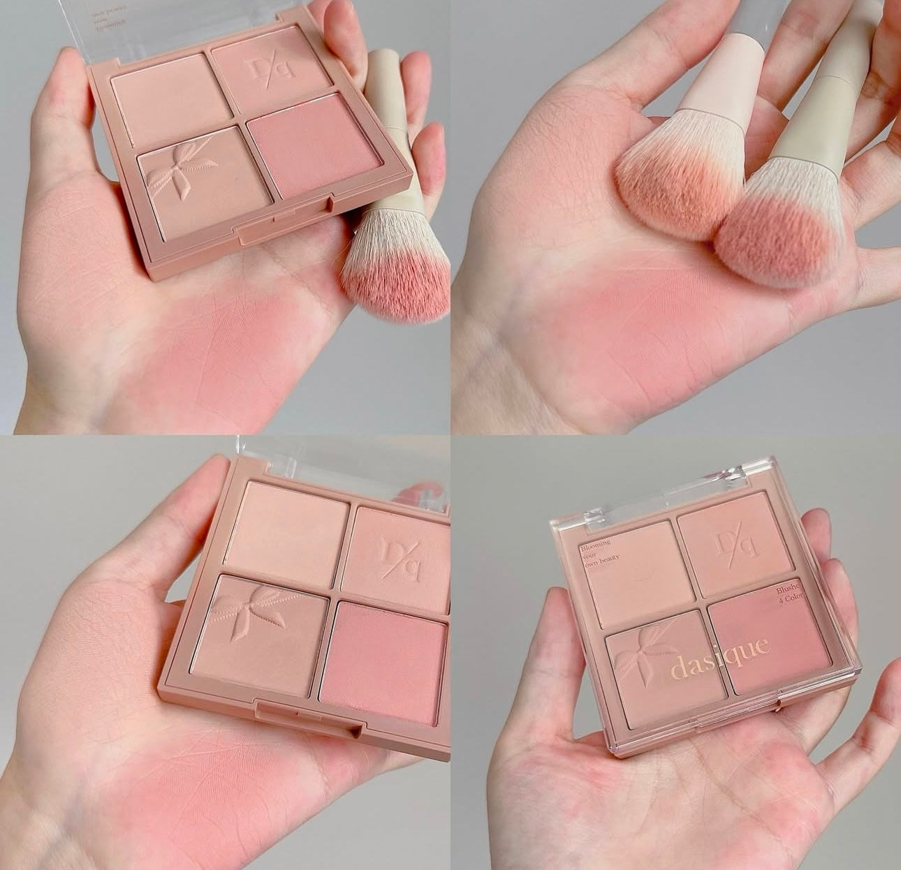 Dasique Blending Mood Cheek 10 Muted Nuts 4色消腫霧面胭脂盤🌰