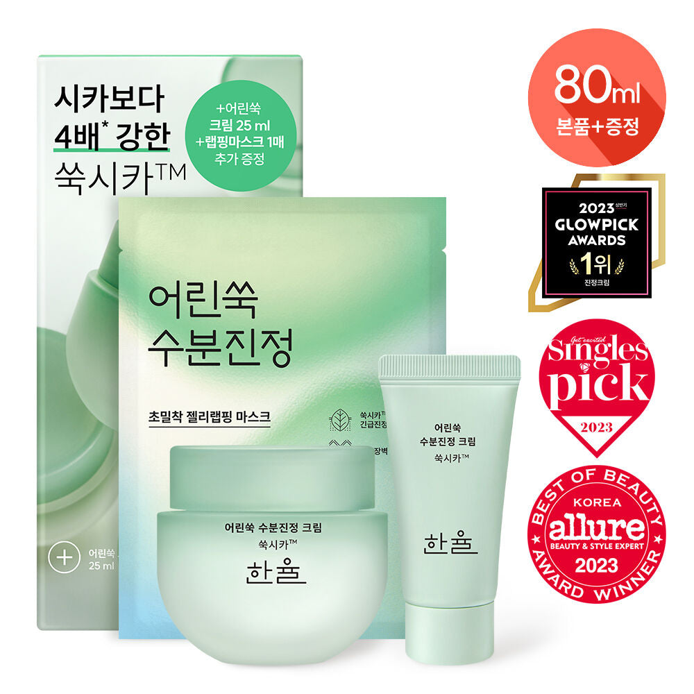 HANYUL 韓律純淨艾草強效清舒緩水凝膠面霜 Hanyul Pure Artemisia Calming Water Cream🌿