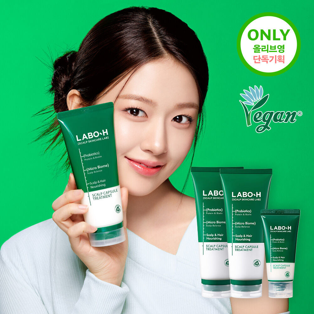 送MNH 黑貓手機支架✨Labo H頭皮護理防脫髮益生菌膠囊護髮素 Labo H Scalp Capsule Treatment⭐️