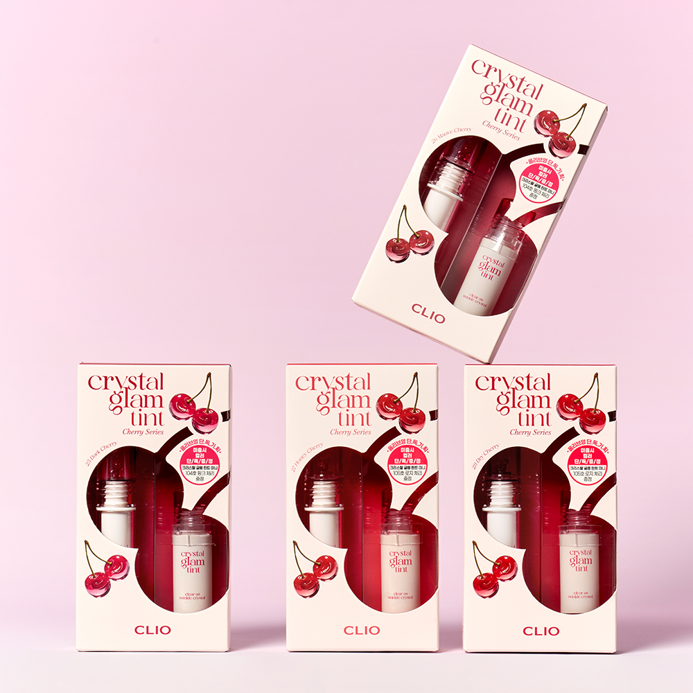 送mini唇釉✨CLIO Crystal Glam Tint 心動櫻桃晶透唇釉系列🍒