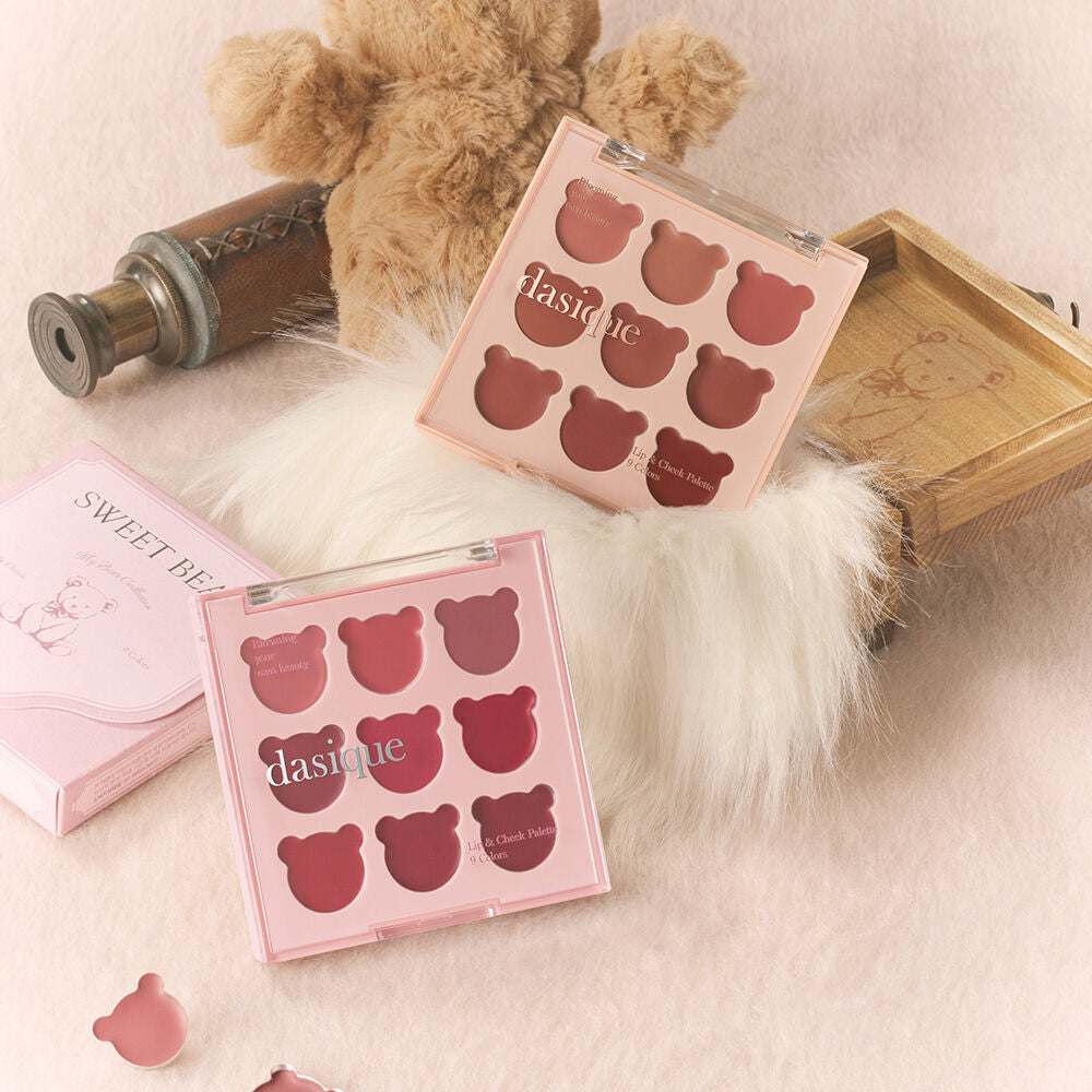 Dasique限時大促🔥Dasique 可愛熊熊造型多用途調色彩妝盤🧸| My Bear Collection Mood Painting Lip & Cheek 🎨