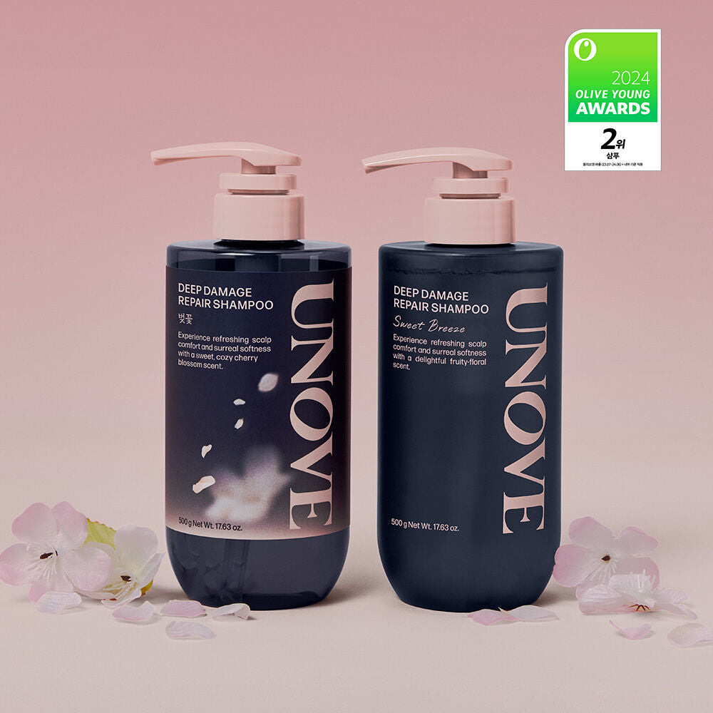 新香味✨受損毛躁髮修護專家 💇🏼♀️ | UNOVE 深層損傷修復蛋白氨基酸精華洗髮液💫 | Olive Young 長佔銷量NO.1🏆l