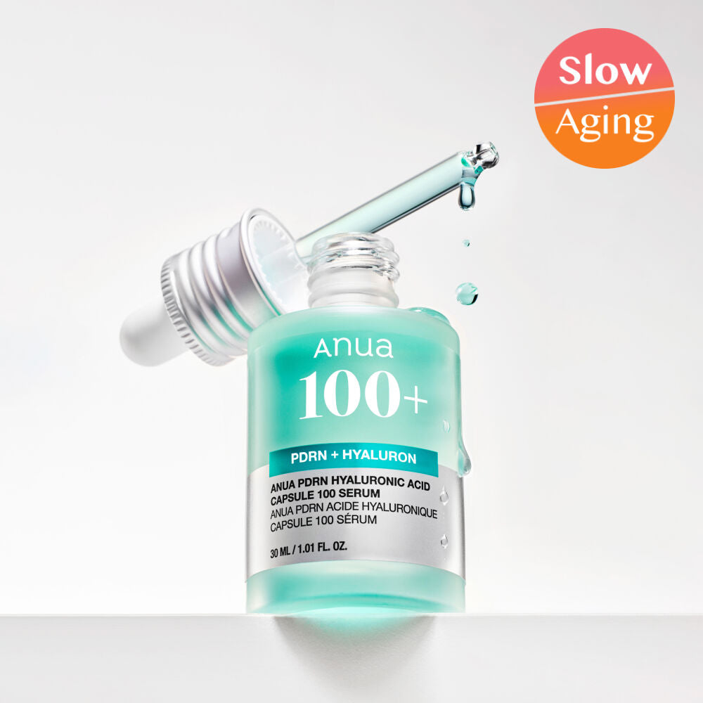 1+1套裝🩵水光注射💧Anua 透明質酸膠囊超強補濕精華Anua PDRN Hyaluron Capsule 100 Serum 30ml💧