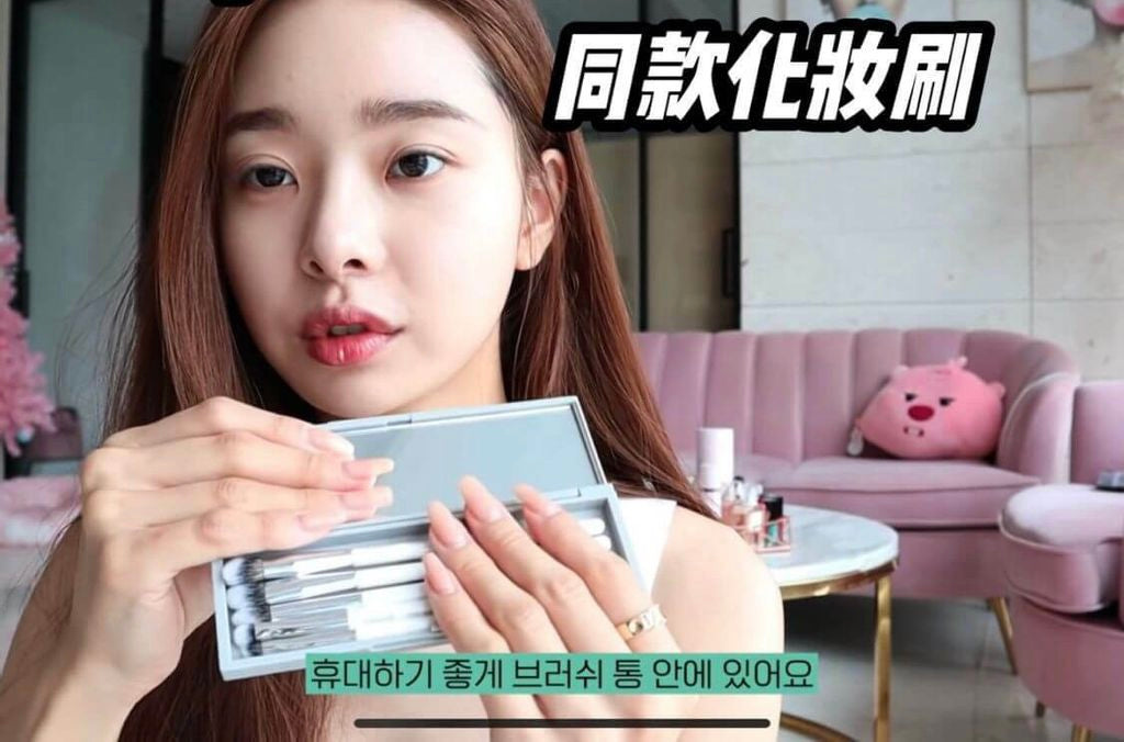Olive young長期斷貨Item 宋智雅Pick🤎 Fillimilli 眼影掃套裝 eye makeup brush set 一套5枝連鏡✨