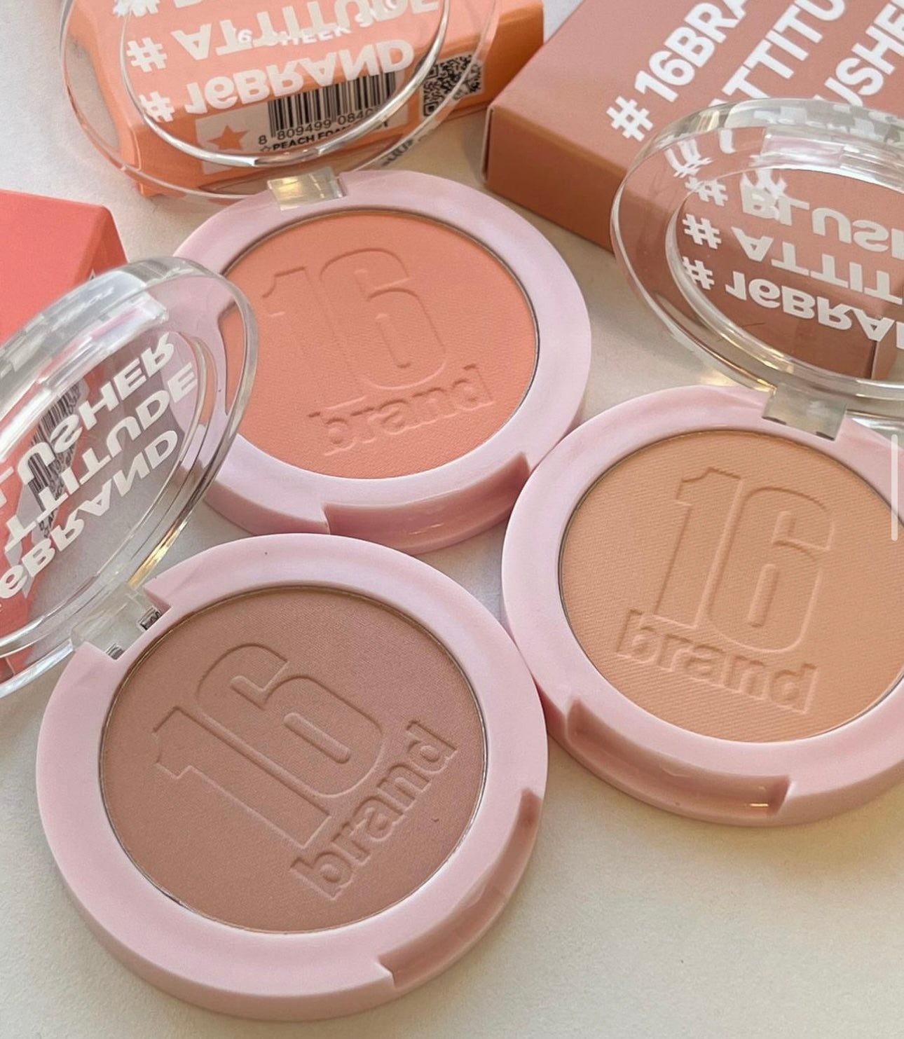 軟萌妹子系列🪄| 16 BRAND Cheek Shot 溫柔印字柔焦軟妹腮紅💖