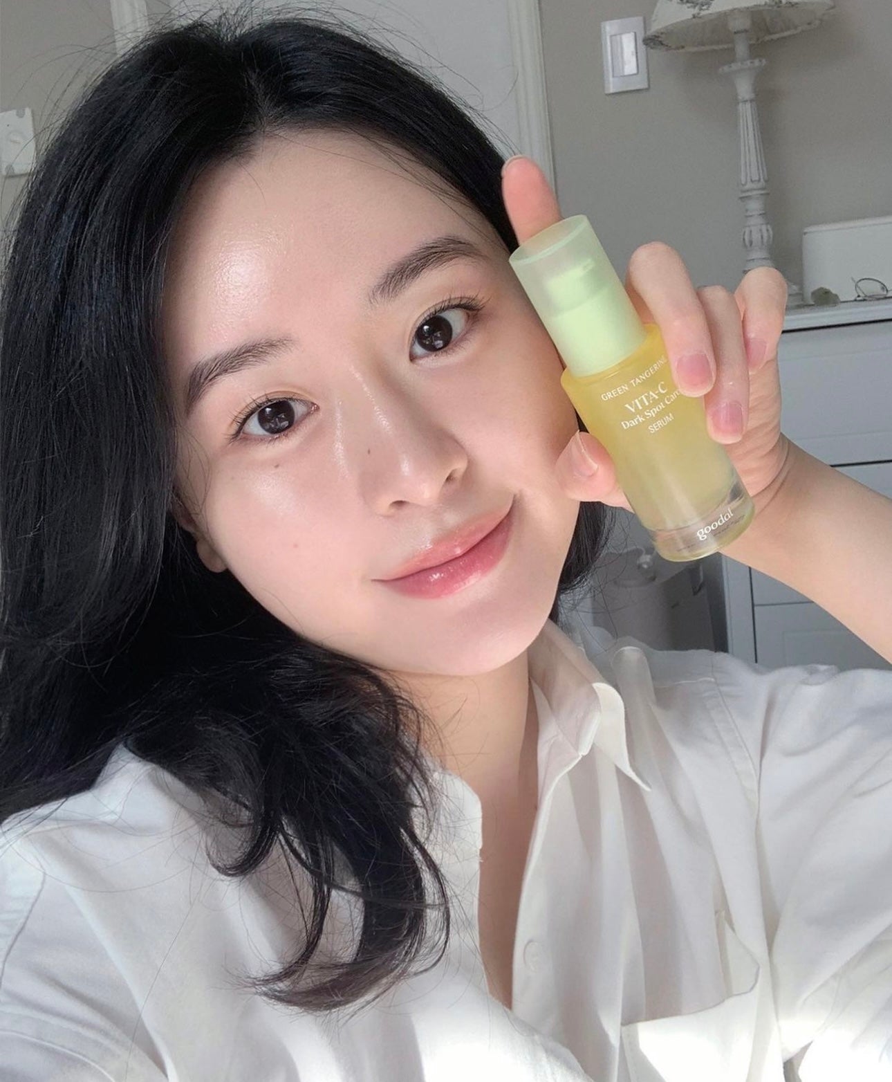 共100ml+送化妝袋 ✨新版本2倍濃度🍊 Goodal青橘子美白淡斑去印保濕精華| 4週告別瑕疵💡