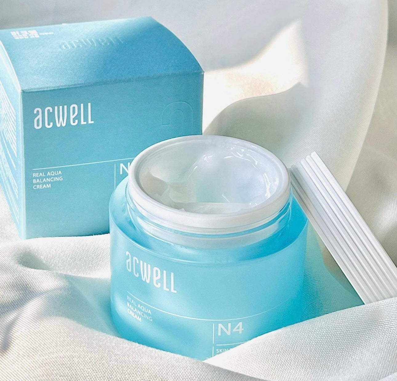 韓國最大敏感肌品牌 | Acwell N4深層極緻補濕鎮靜舒緩水凝面霜50ml|四季都可使用的面霜💎