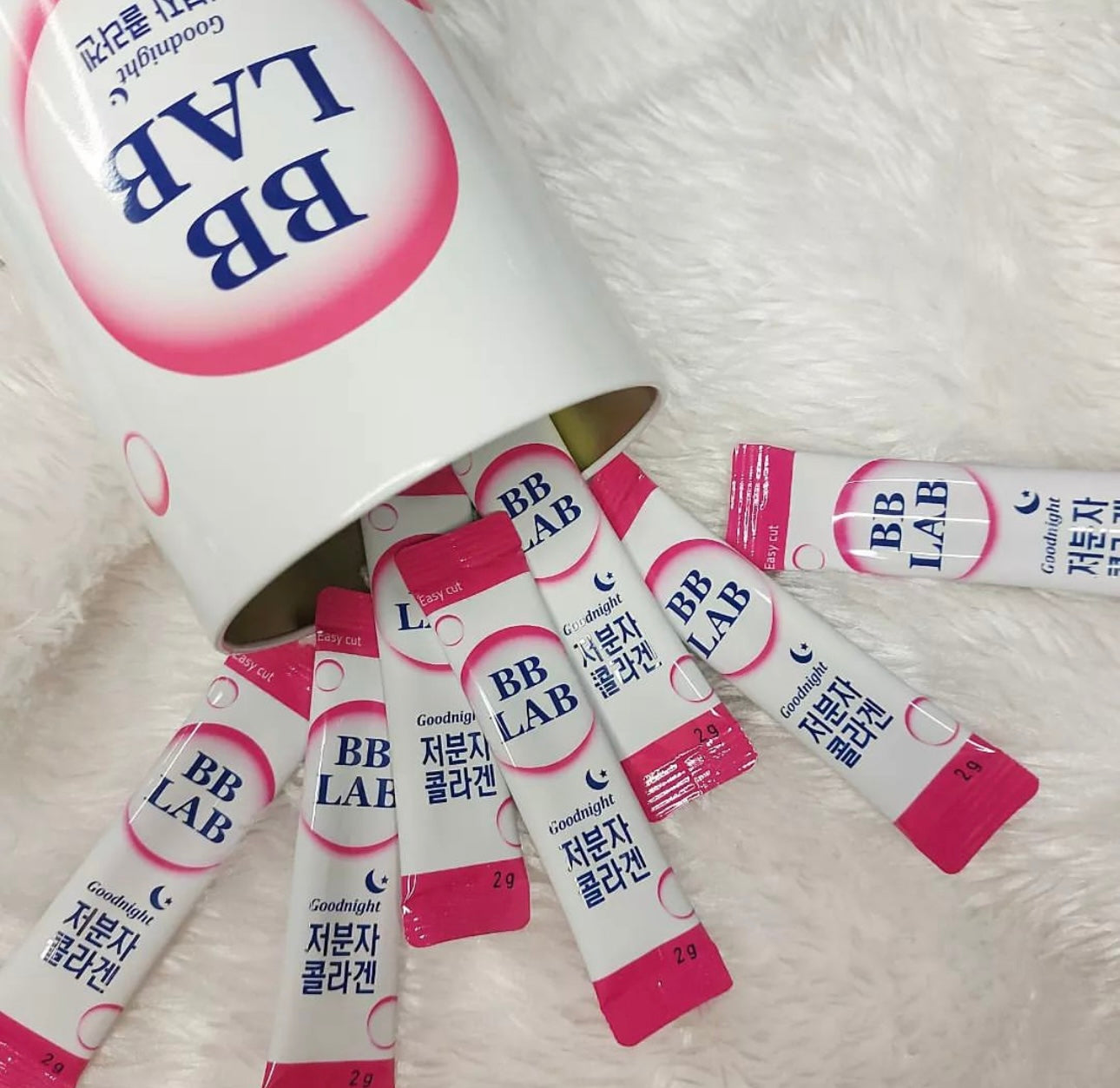 女生不能懶惰的事💖 補充膠原蛋白|BB LAB Nutrione Collagen 晚間修護高效膠原蛋白粉| 30天肌膚彈潤凍齡秘方💦