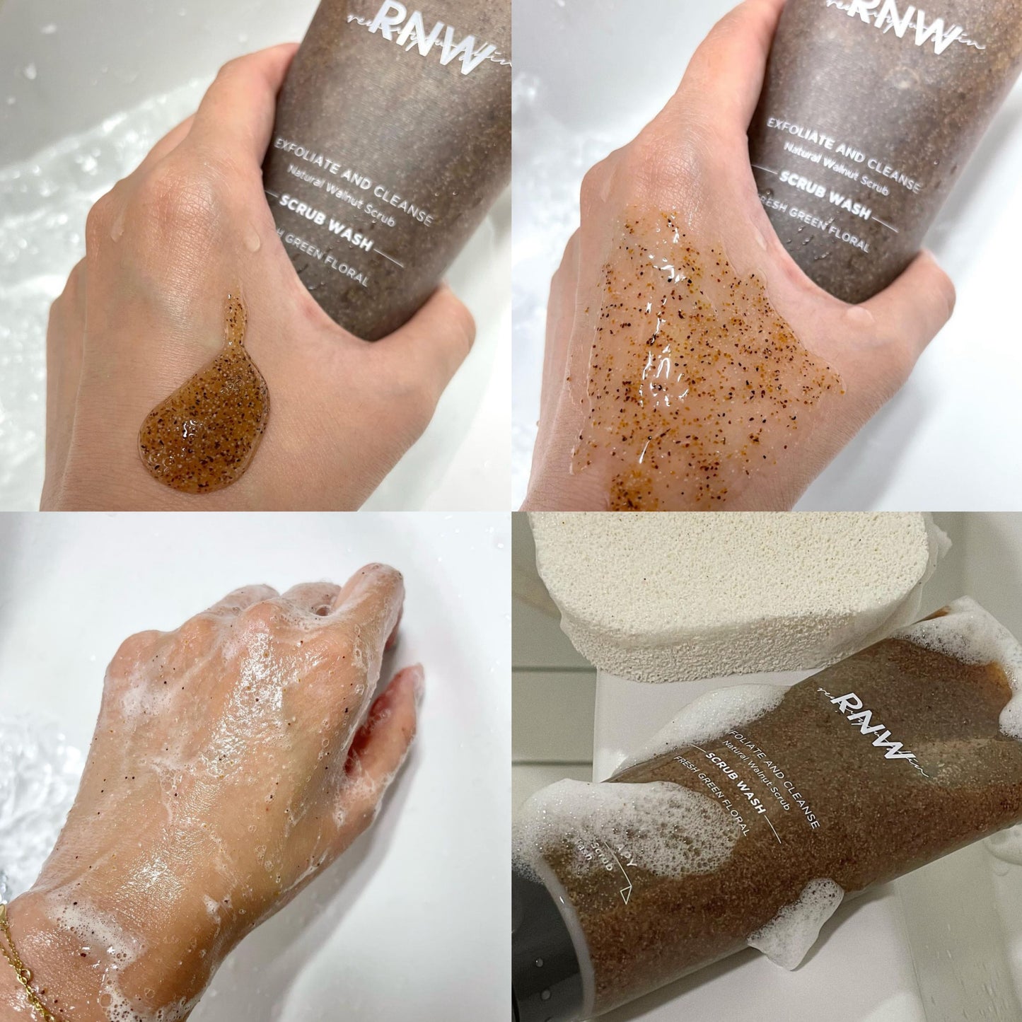 趕走雞皮痘印|RNW 天然身體沐浴露磨砂膏二合一🤎