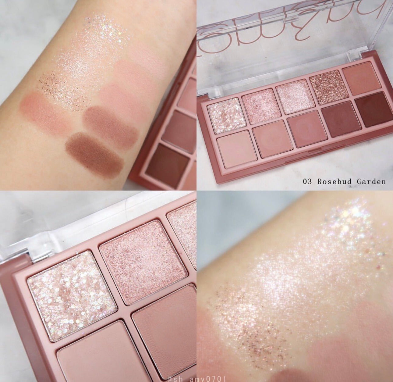 Romand 花園系列十色眼影 Better Than Palette 03 Rosebud Garden 乾燥玫瑰色🥀
