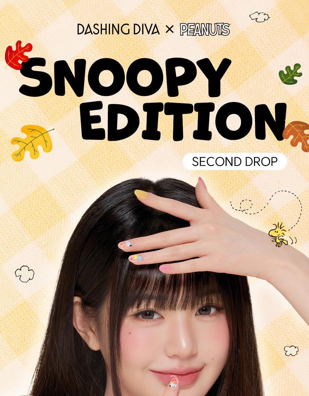 張員瑛Pick 🌟 Dashing Diva Magic Press × Snoopy 聯名系列手/腳美甲貼片