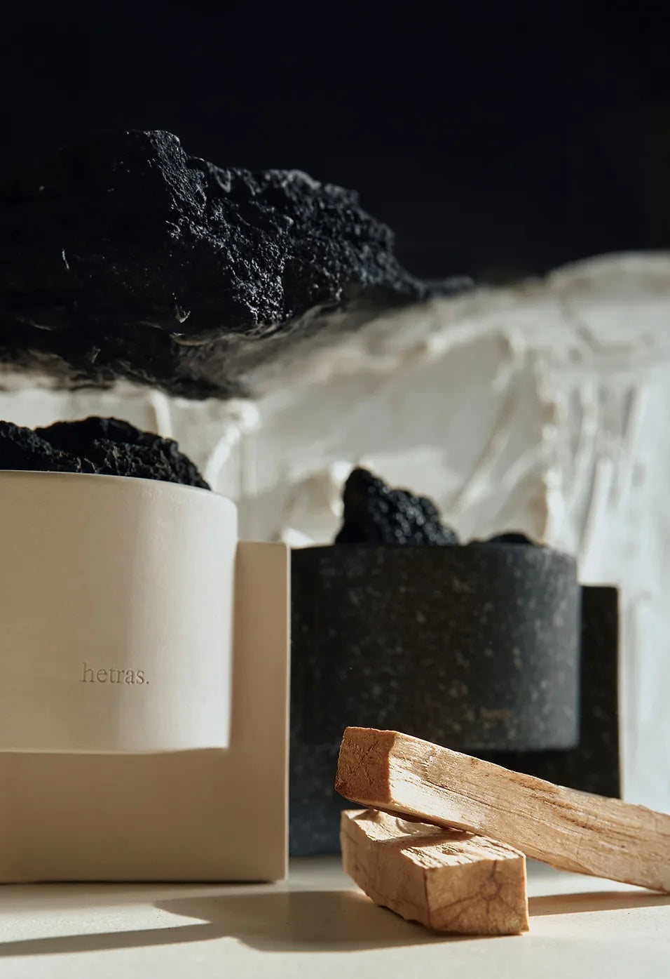 極具儀式感💫 推薦入手！HETRAS 空間療癒陶瓷石香薰套裝| 無火香薰 、自然香氣 、極簡生活✨| HETRAS Premium Ceramic Stone Diffuser Set