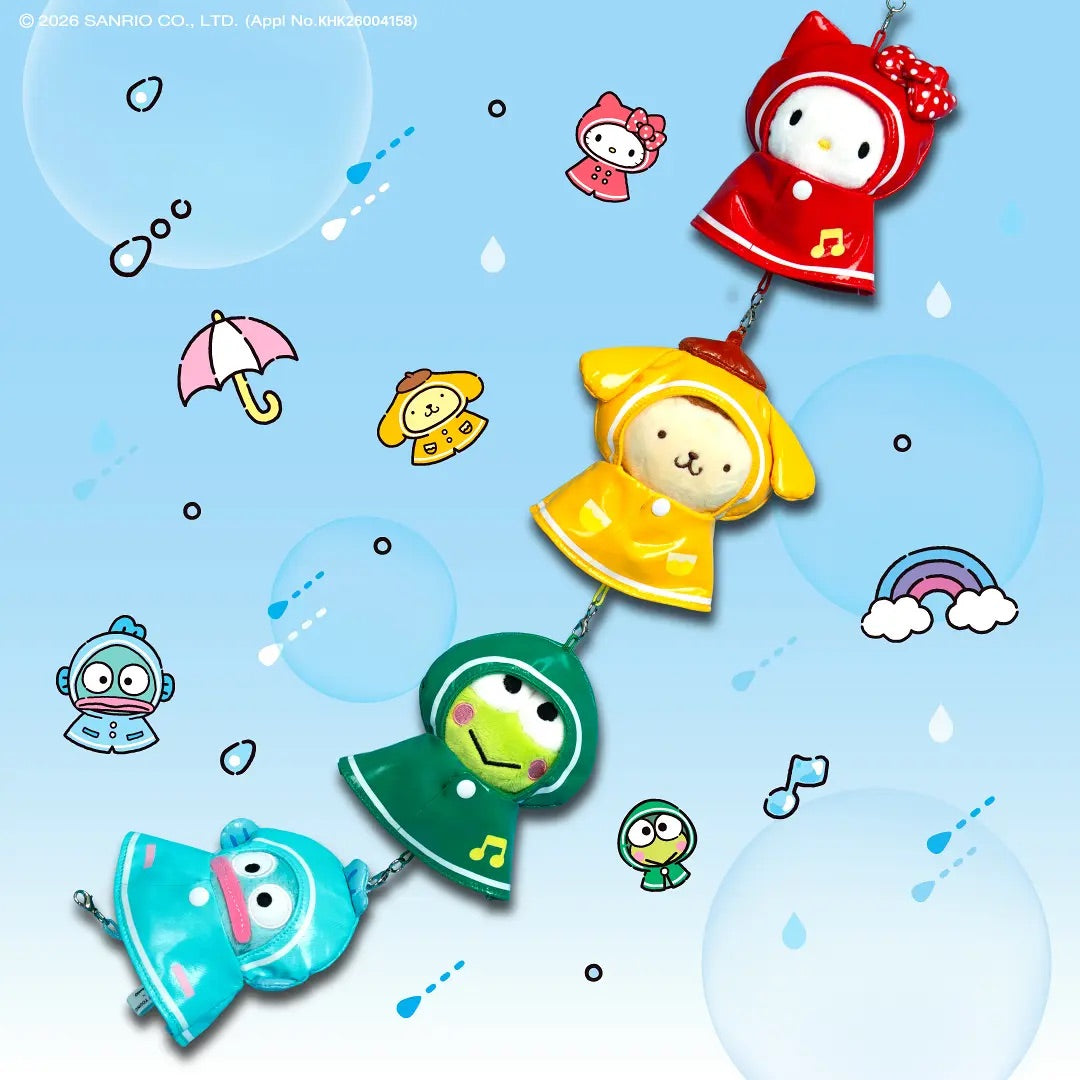 Sanrio x Olive Young🫒限量版雨天公仔匙扣☔️🌧️共8款