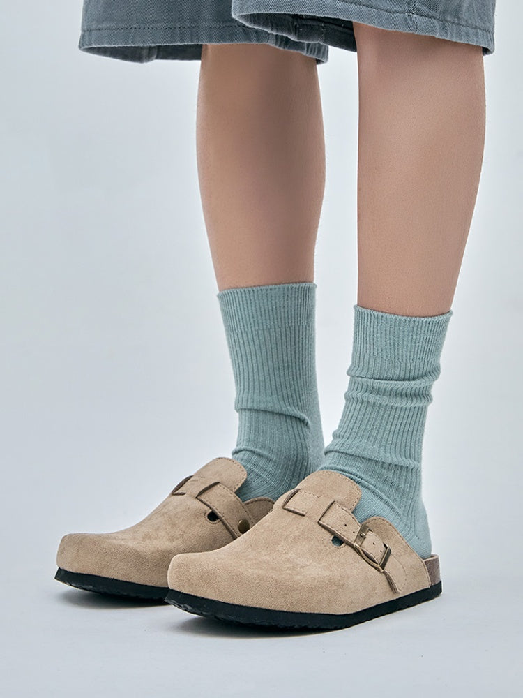 緊急再入庫🔥 韓國品牌SHOOPEN SUEDE CLOG 麂皮穆勒拖鞋