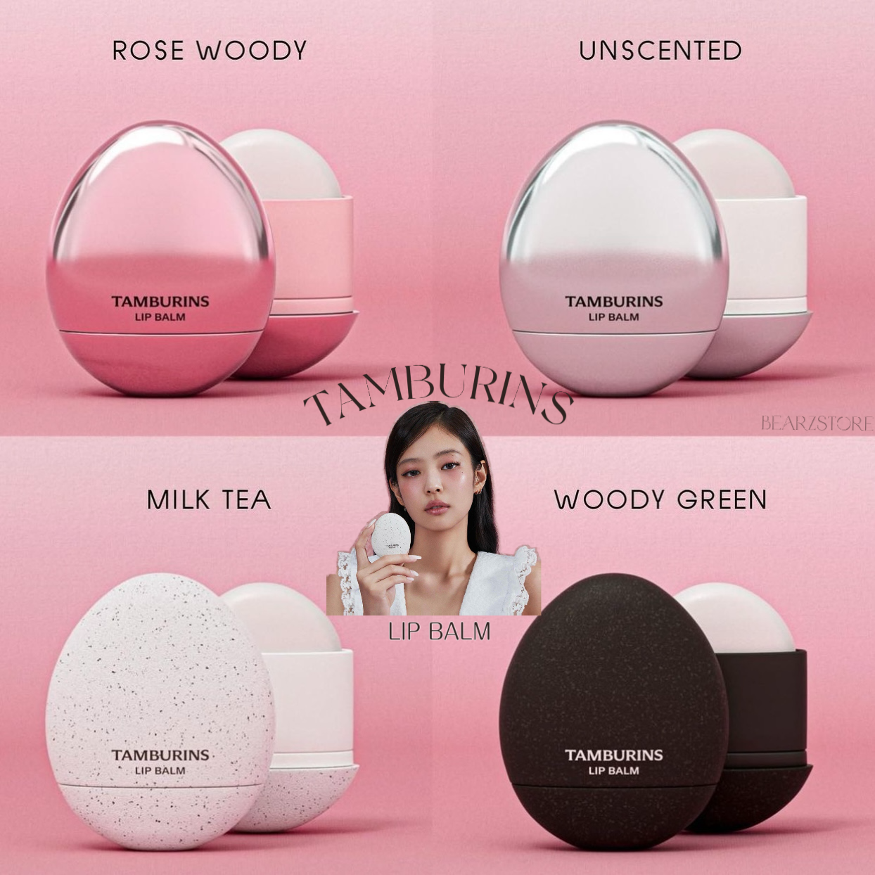 JENNIE 代言⭐️Tamburins 限量版禮盒香氛護唇膏TAMBURINS LIP BALM GIFT SET 🎁