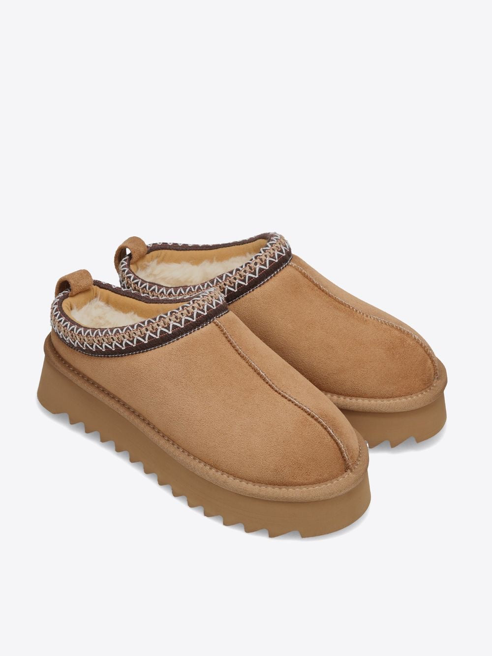 冬季保暖不臃腫🔥 韓國品牌SHOOPEN 鯊魚底暖絨厚底套腳鞋| 冬日OOTD必備💫