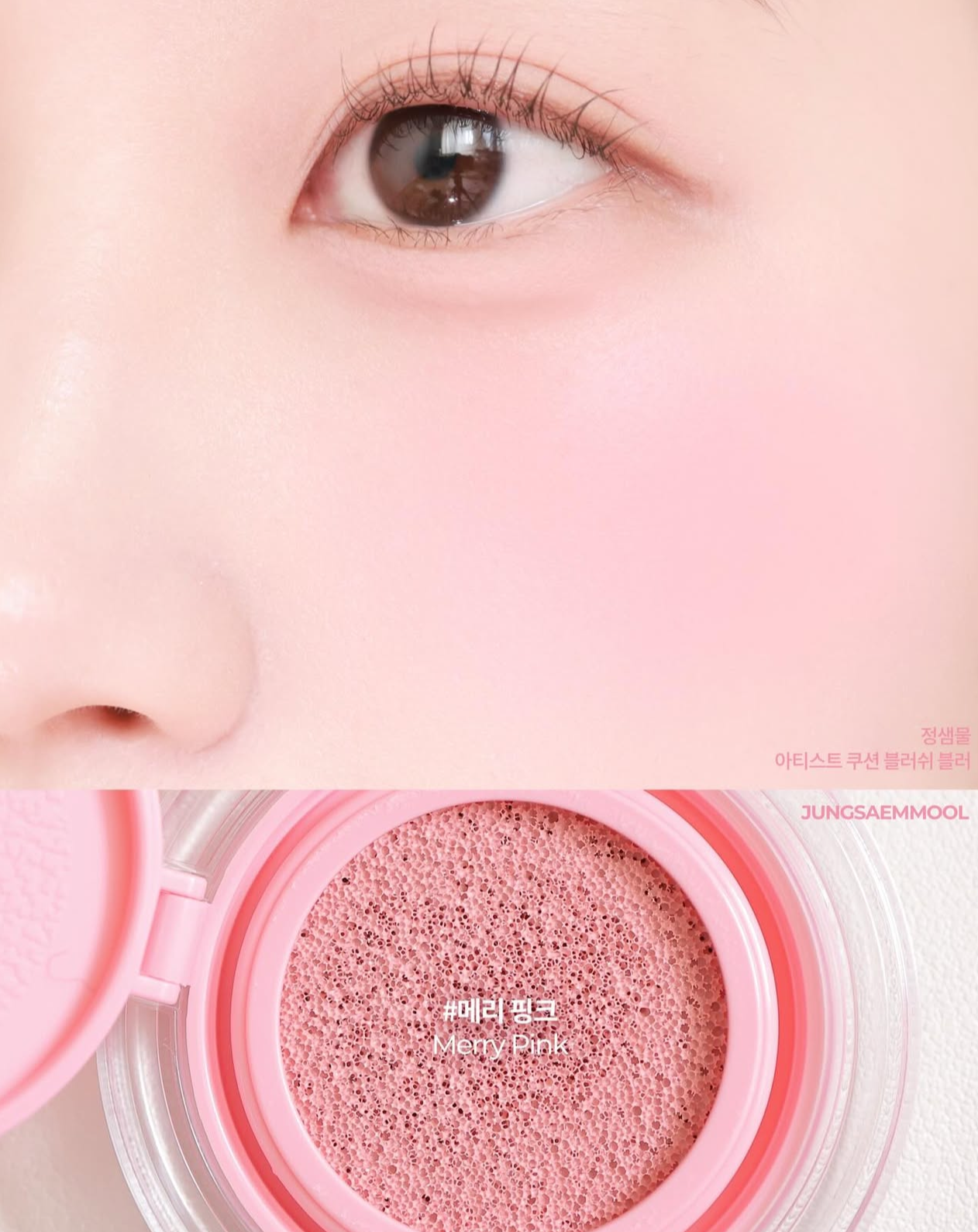 爆款單品💖JUNG SAEM MOOL鄭瑄茉水彩畫家氣墊腮紅 Artist Cushion Blush | 韓系清透水彩妝必備🎨