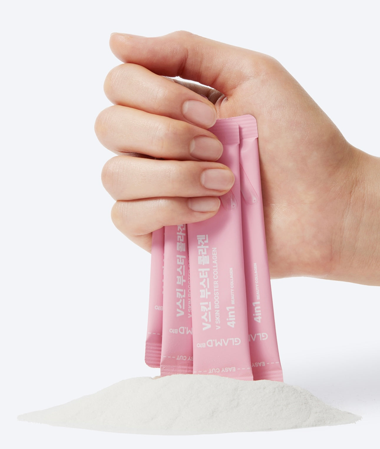韓系透亮彈力肌 Glam D Bio V SKIN Booster Collagen｜韓國熱銷4合1 V面緊緻膠原蛋白粉🥚