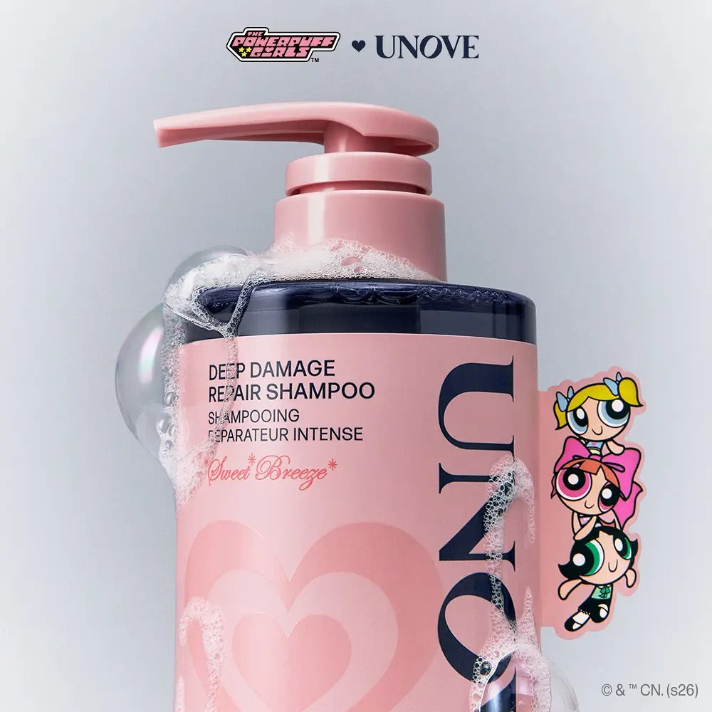 送飛天小女警匙扣✨受損毛躁髮修護專家 💇🏼‍♀️ | UNOVE 深層損傷修復蛋白氨基酸精華洗髮液💫 | Olive Young 長佔銷量NO.1🏆