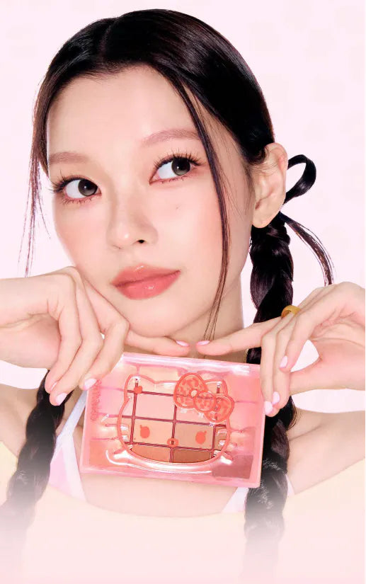 WakeMake Leopasd Hello Kitty Collection Soft Blurring Eye Palette 16色眼影盤✨